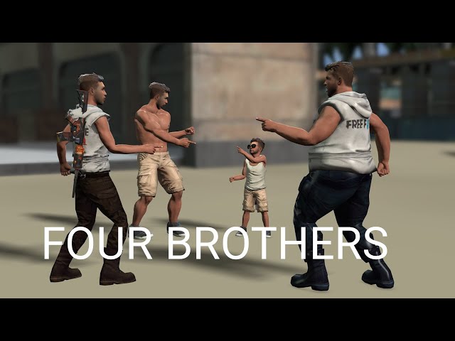 Four brothers : free fire animation class=