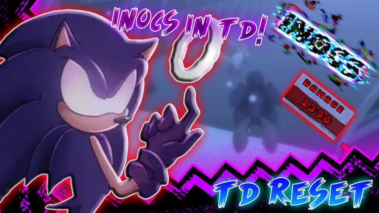 Inocs Is INSANE In TD:R! | Sonic.EXE: The Disaster Reset Inocs Gameplay ...