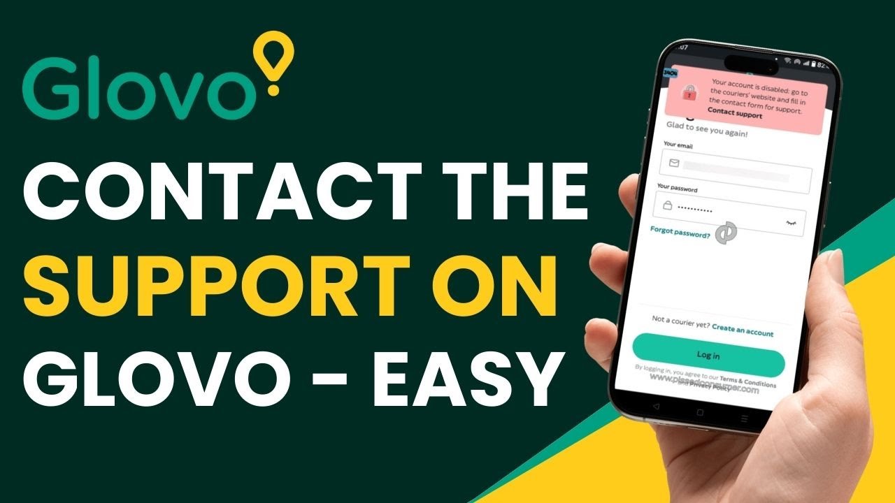 How to Contact Glovo Support ! Easy Guide