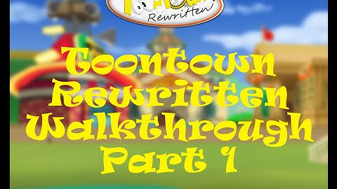 Toontown Rewritten Walkthrough Part 1 Toon-Torial