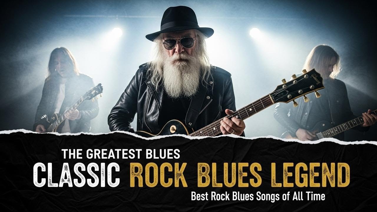 BB King, ZZ Top, Eric Clapton, Jimi Hendrix, Muddy Waters – Iconic Blues Rock Era