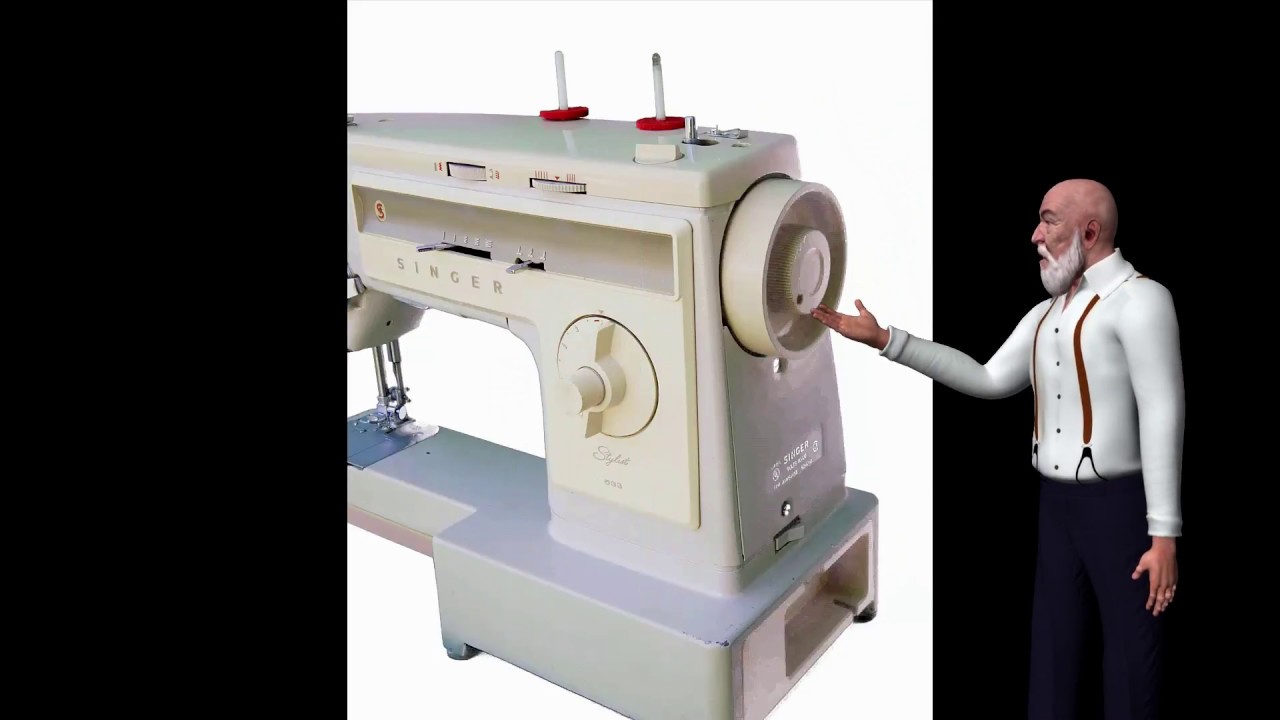 How to thread the Singer 533 sewing machine