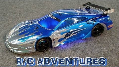 RC ADVENTURES -  BRUSHLESS TOURING DRIFT CAR PART 7  TAMIYA TT01 R  KIT CUSTOM KIT "THE DEMO"