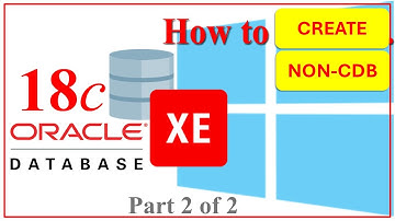 How to CREATE NON-CDB, without multitenant,  NON-container database on Oracle Database 18c ESPRESS