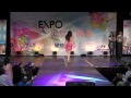 Sing Tao cover girl swimwear catwalk   2012 ST Expo Sep01   A