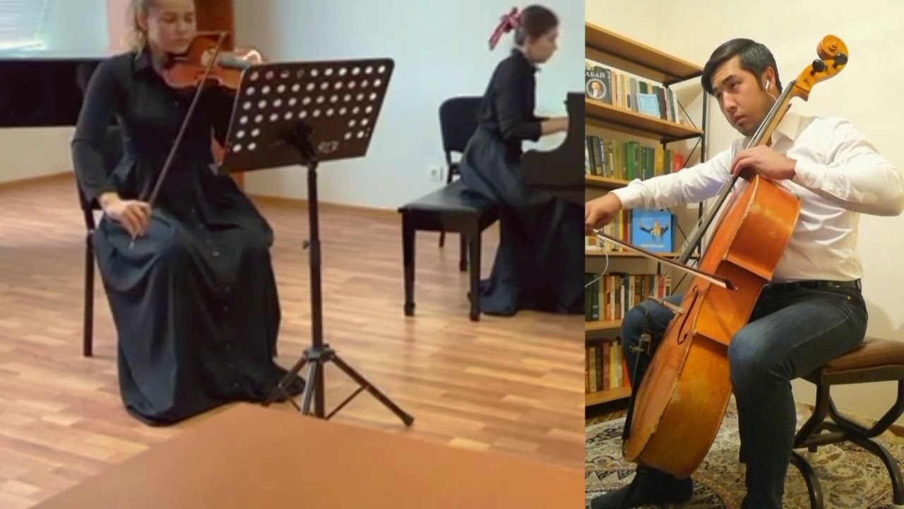 Карл Рейнеке.Op. 159.Трио номер 1.  Педагог: Дина Канатовна.