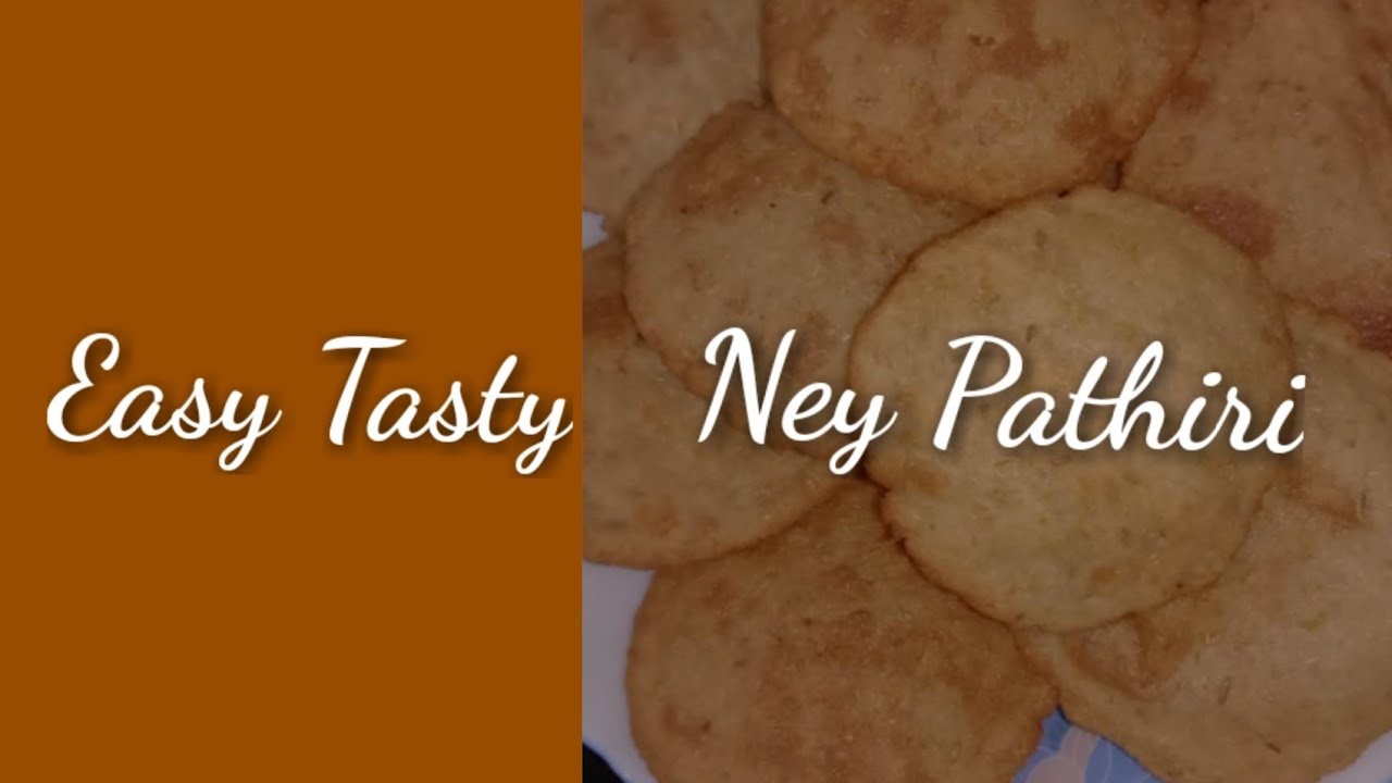 Easy Tasty...Ney Pathiri recipe😋