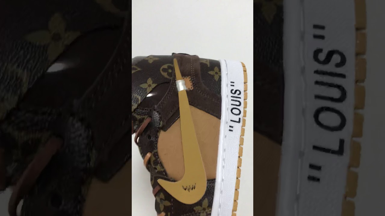 LOUIS VUITTON OFF–WHITE X NIKE AIR JORDAN 1S UNBOXING 