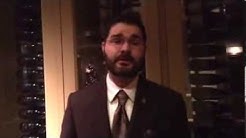 Hunter, the wine sommelier at Fairmont Dallas Pyramid Restaurant 