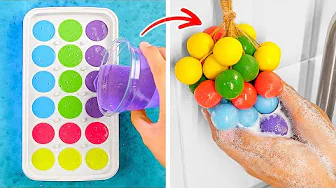 DIY RAINBOW SOAP! 🌈 The Most Colorful Crafts You've Ever Seen! 🤩 thumbnail