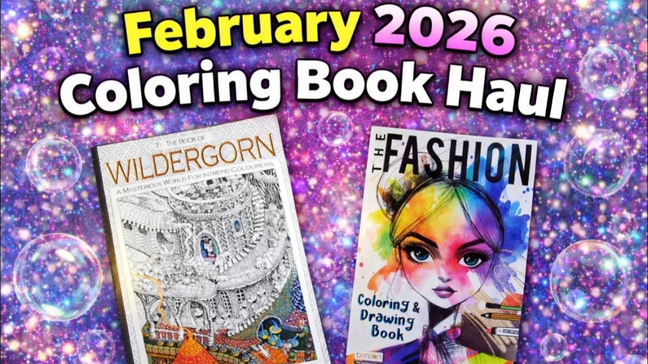 Adult Coloring Book Haul for February 2026 | Adult Coloring | Are good books becoming hard to find?