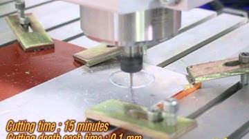 ChinaCNCzone CNC 6040 Machining Aluminum Video