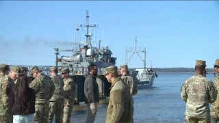 US Army boats leave Virginia on mission to build floating pier off Gaza's shore for food deliveries