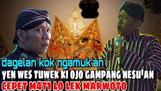 Dagelane ngamuk!! Marwoto vs ki seno, yen wes tuwek ojo gampang ngamuk lek, cepet m4t1