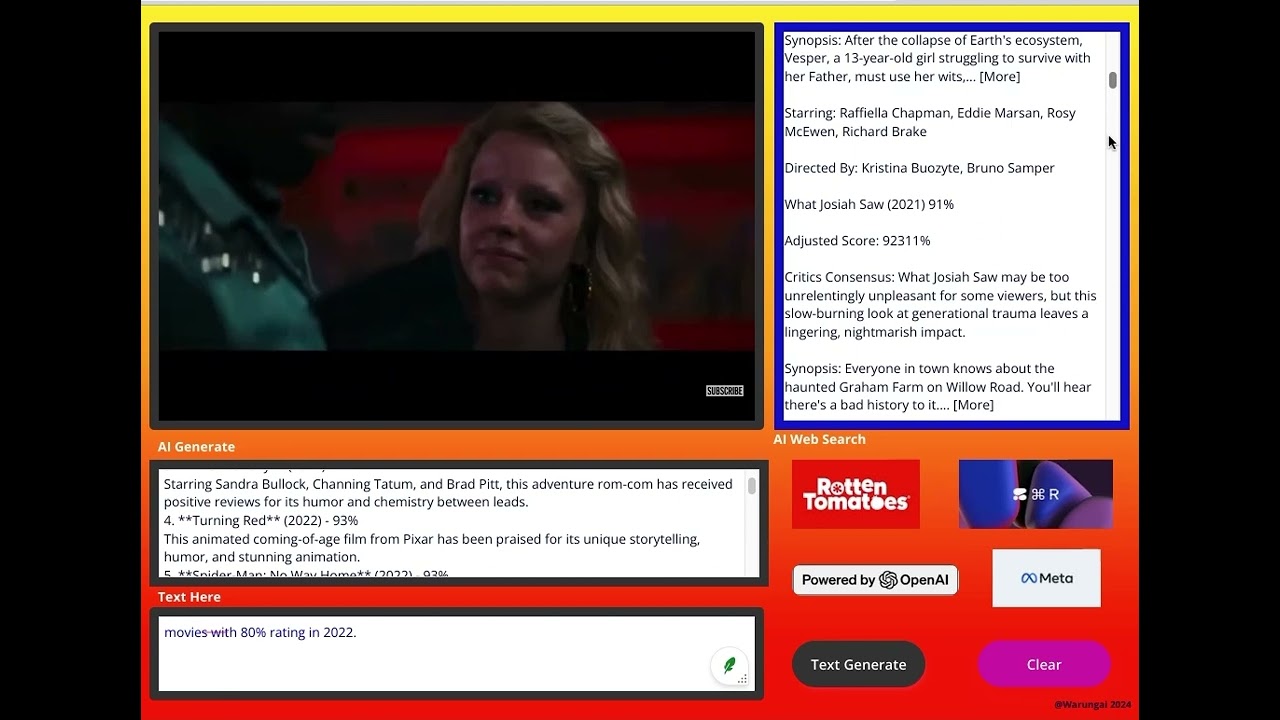 Rotten Tomatoes ai For Movie Recommendations Using Llama3 YouTube Rotten Tomatoes ai For Movie Recommendations Using Llama3 YouTube