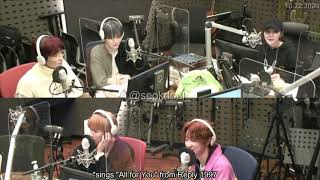 DK (Seventeen) & Eunji's (Apink) Duet of 'All for You' from Reply 1997 OST // KBS Cool FM