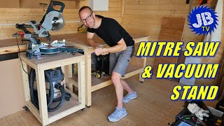 Mobile Mitre Saw Bench For The Workshop - DIY by Justin Bailly JBTV 653 views 8 months ago 13 minutes, 42 seconds