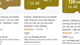 Sandisk SDSQXA1-128G-GN6MN vs SDSQXA1-128G-GN6MA vs SDSQXA1-128G-GN6GN