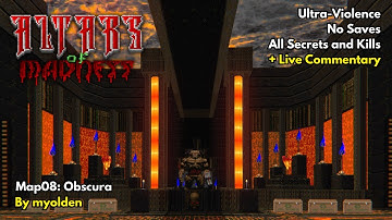 Doom II: Altars Of Madness | Map08 - Obscura (UV 100%, No Saves)
