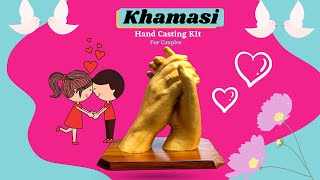 Khamasi Hand Casting Kit Couple and Baby Hand Casting Process