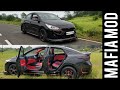 Hyundai Verna sedan wiath ‘Mafia’ modification on video
