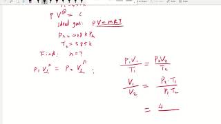 Polytropic Process: Example 1