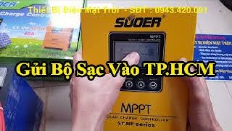 Bộ điều khiển sạc nặng lượng mặt trời MPPT 40A, model ST - MP40