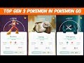 TOP 10 GENERATION 3 POKEMON IN POKEMON GO