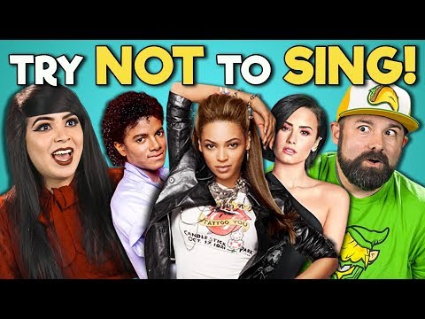 ADULTS REACT TO TRY NOT TO SING ALONG CHALLENGE (Their Favorite Songs)