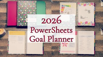 NEW 2026 POWERSHEETS GOAL PLANNER || 1ST THOUGHTS || FULL REVIEW & WALKTHROUGH