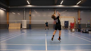 Badminton Training Match Best Of Against My Coach