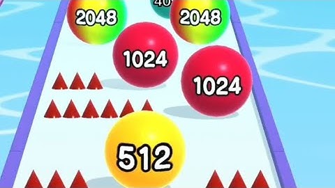 Ball Run 2048 All Levels Gameplay  New Update Max Level Android iOS Levels 192