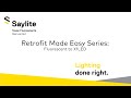 Retrofit made easy series fluorescent to x1led