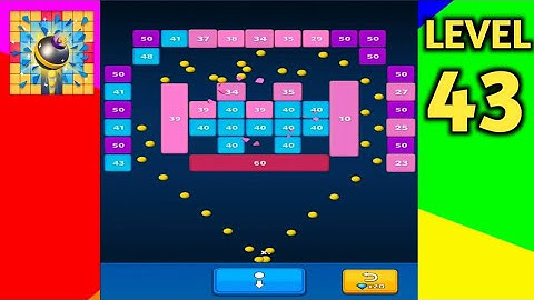 Brick Breaker - All Levels Gameplay Andriod,ios (Level 45) | Game the Chain