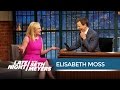 Elisabeth Moss Talks Shooting the Mad Men Finale - Late Night with Seth Meyers