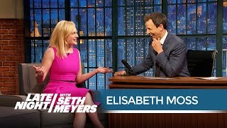 Elisabeth Moss Talks Shooting the Mad Men Finale - Late Night with Seth Meyers
