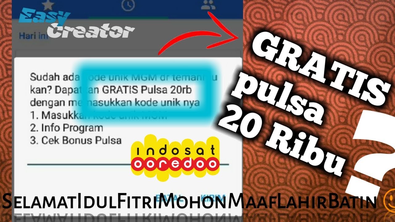 GRATIS Pulsa 20Rb Indosat ~ Kode Dial Internet Murah - YouTube