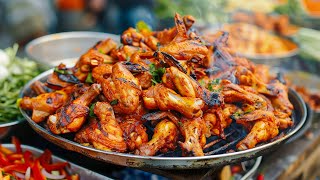Удивительный! Сайгонский кулинарный фестиваль и уличная еда | ЛУЧШИЕ куриные крылышки на гриле и гиг