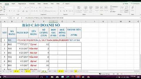 Hướng dẫn cách sử dụng VLOOKUP kết hợp IF trong Excel - Bài 16 (Microsoft office 365)