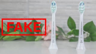 Fake Philips Sonicare toothbrush heads