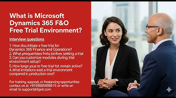 👉Dynamics 365 Finance & Operations (F&O) Trial Environment Creation | Step by Step Setup Guide 2025