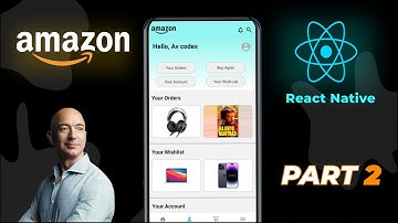 Build Amazon Clone | PART 2| Profile Screen | React Native | Beginner Friendly | Expo
