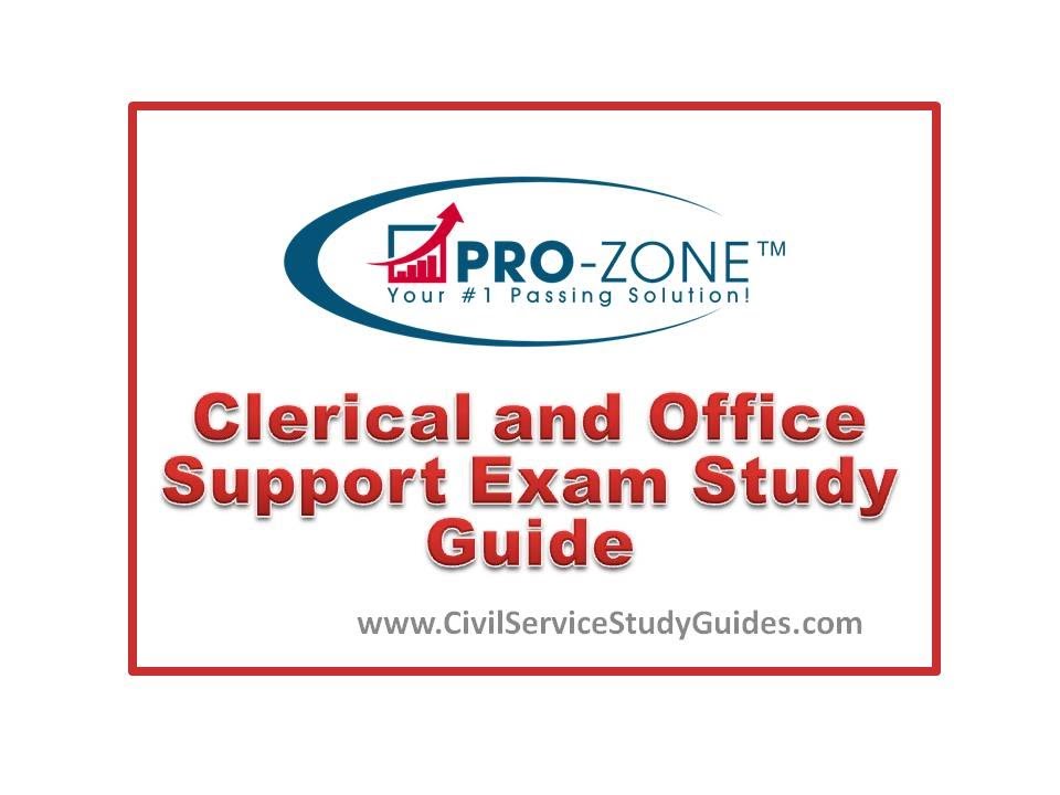 Clerical and Office Support Exam Study Guide YouTube