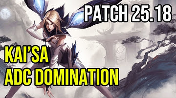 1,155 LP Kai’Sa ADC | Master Tier Full Gameplay | Patch 25.18