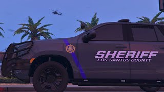 Playing GTA 5 as Sheriff Justice | City/County Patrol | Subscribers Only Chat