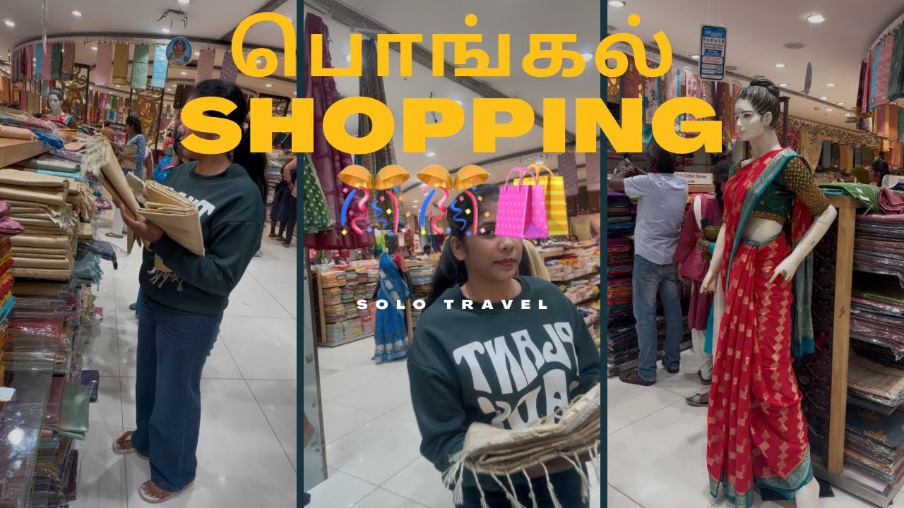 Pongal shopping ♥️🛍️