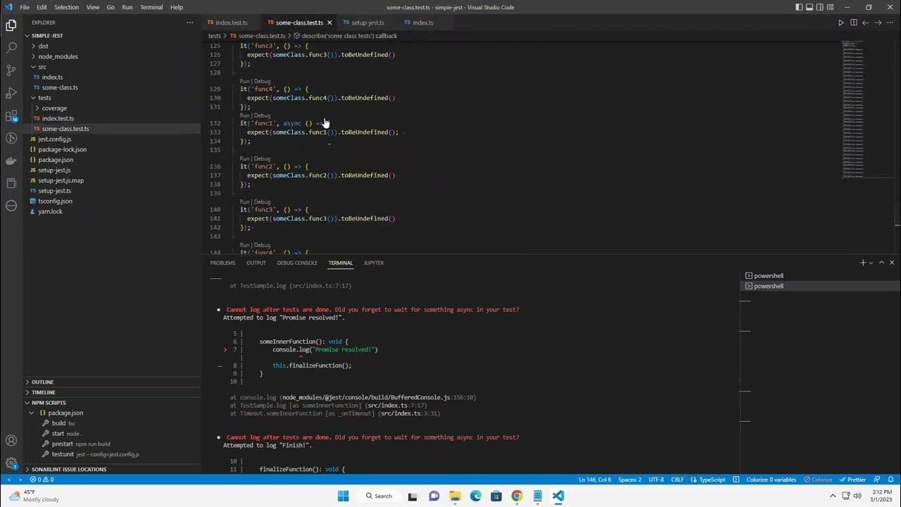Jest error Command failed with exit code 1 YouTube