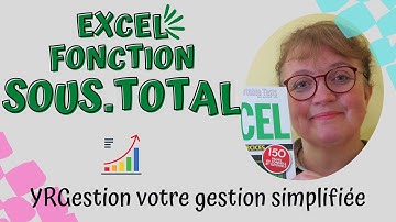 Formation Excel avancé en ligne : fonction SOUS.TOTAL