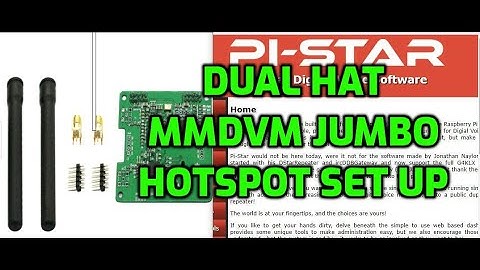 Mmdvm Dual Hat Pi-star-Nextion Screen - Set Up