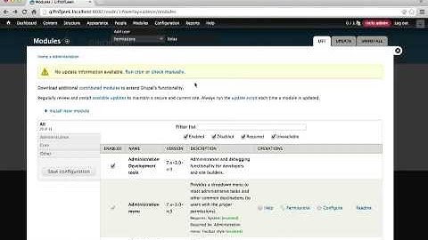 19. About the Admin module and why we